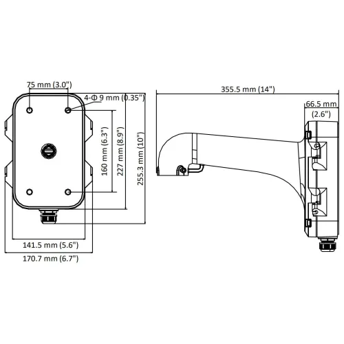Uchwyt kamery DS-1604ZJ Hikvision