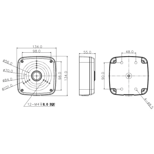 Uchwyt kamery PFA122-V2 Dahua