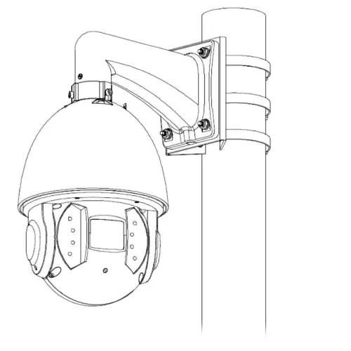 Uchwyt na słup PFA150-V2 Dahua