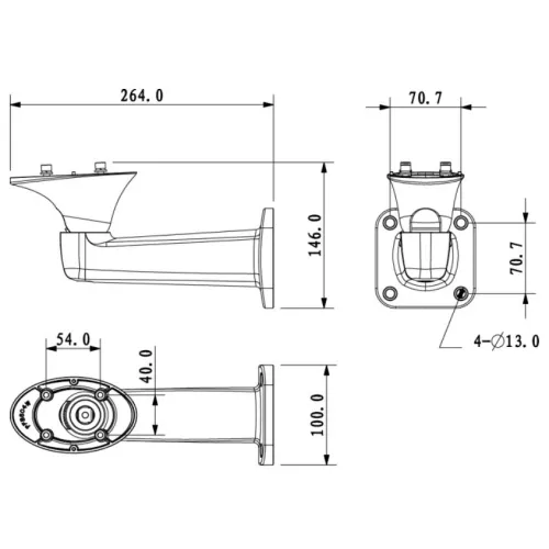 Uchwyt obudowy PFB604W Dahua