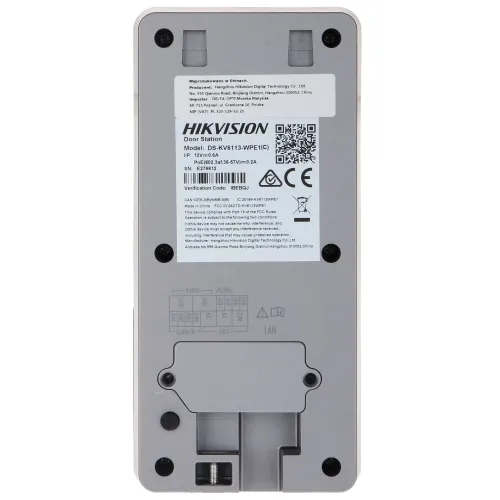 Wideodomofon bezprzewodowy DS-KV6113-WPE1(C)/SURFACE Wi-Fi / IP Hikvision