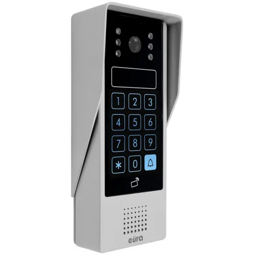 Wideodomofon EURA VDP-90A3 DELTA+ czarny 7'', full hd, WiFi ,2 wejścia, szyfrator, czytnik zbliżeniowy, ahd, tuya