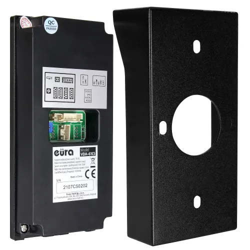Wideodomofon EURA VDP-98C5 - czarny, dotykowy, LCD 10'', AHD, WiFi, pamięć obrazów, SD 128GB