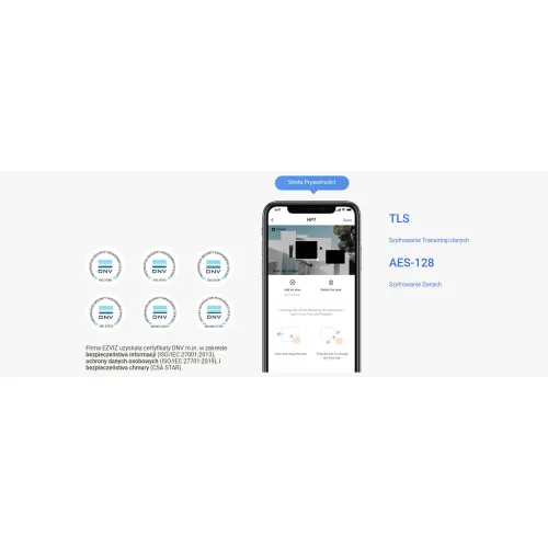 Wideodomofon EZVIZ HP7 2-żyłowy, WiFi, 2 panele zewnętrzne (do 2 wejść), czytnik