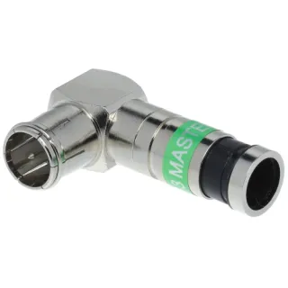Wtyk kompresyjny kątowy F-WKS/ZAC-TRI113
