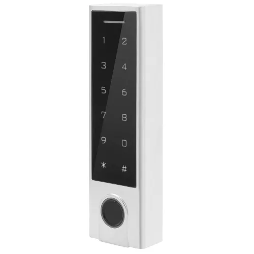 Zamek szyfrowy EURA AC-91H4 - natynkowy, szyfrator, czytnik Mifare 13,56 MHz, czytnik biometryczny,  IP66, App TTLock/ TTHotel
