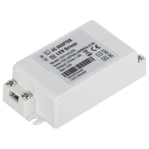 Zasilacz impulsowy 12V/1A/LED