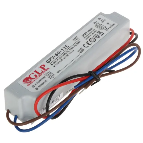 Zasilacz impulsowy 12V/5A/GPV-MINI
