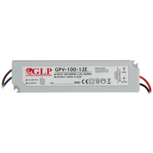 Zasilacz impulsowy 12V/8.3A/GPV-MINI