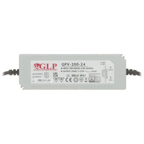 Zasilacz impulsowy 24V/8.3A/GPV