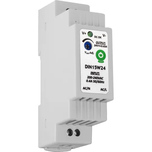 Zasilacz na szynę DIN DIN15W24 24V