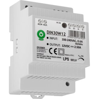 Zasilacz na szynę DIN DIN30W12 12V