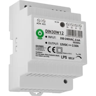 Zasilacz na szynę DIN DIN30W12 12V