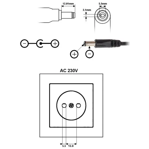 Zasilacz PFM321D-EN Dahua