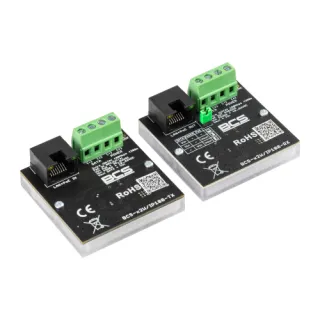 Zestaw aktywnych konwerterów do transmisji danych z sieci Ethernet oraz zasilania PoE BCS-X2W/IP100
