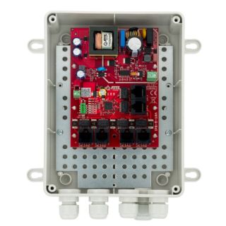 Zestaw do 5 kamer IP ATTE switch PoE 5P + 1UP Obudowa ABOX-M2