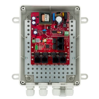 Zestaw do 5 kamer IP ATTE switch PoE 5P + 1UP Obudowa ABOX-M2