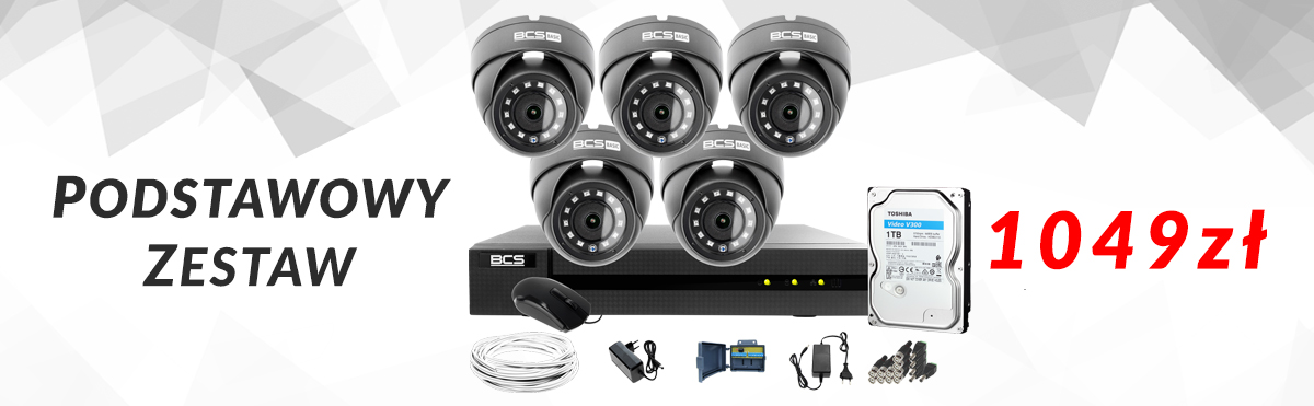 Zestaw podstawowy monitoring sklepu